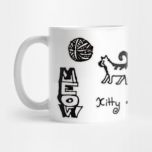 Meow Kitty Collection Mug